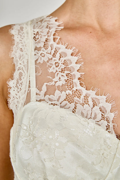 Carolyn Midi Dress Ivory