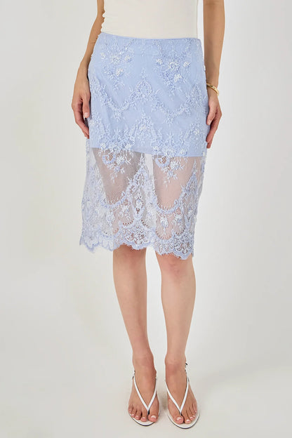 Aladia Skirt Powder Blue