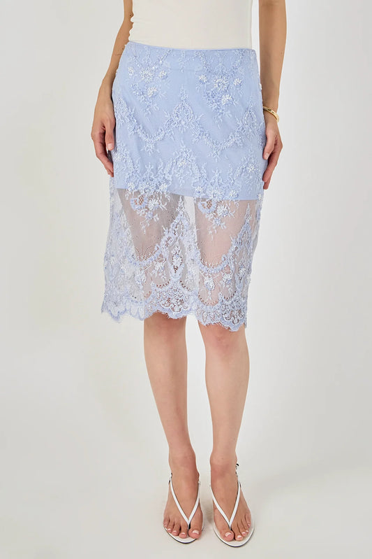 Aladia Skirt Powder Blue