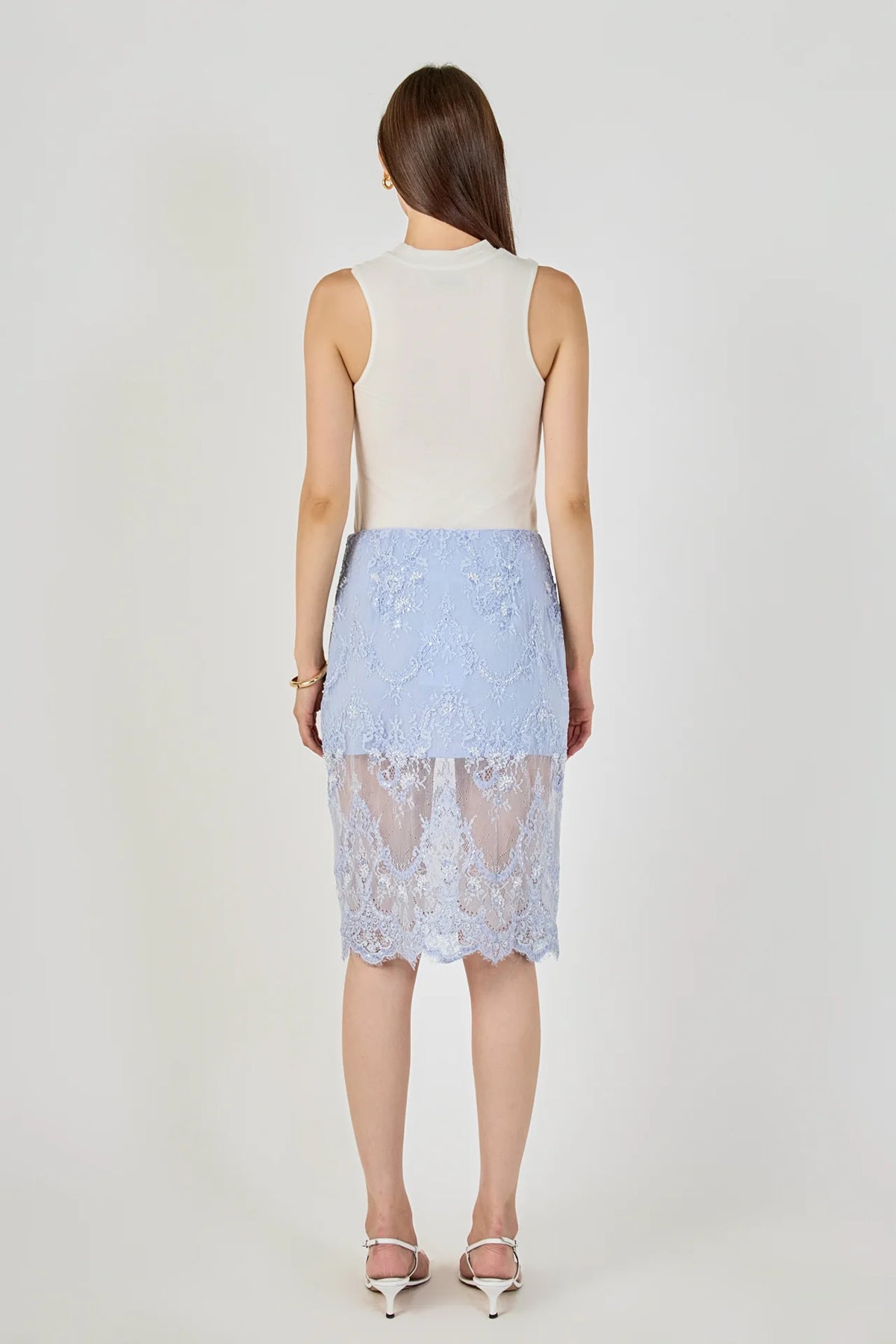 Aladia Skirt Powder Blue
