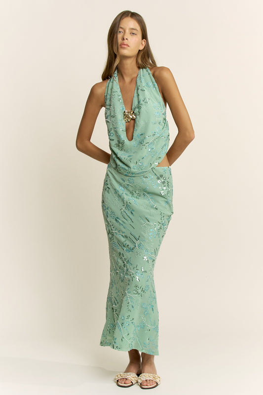 Selina Two Piece Set Sage Green