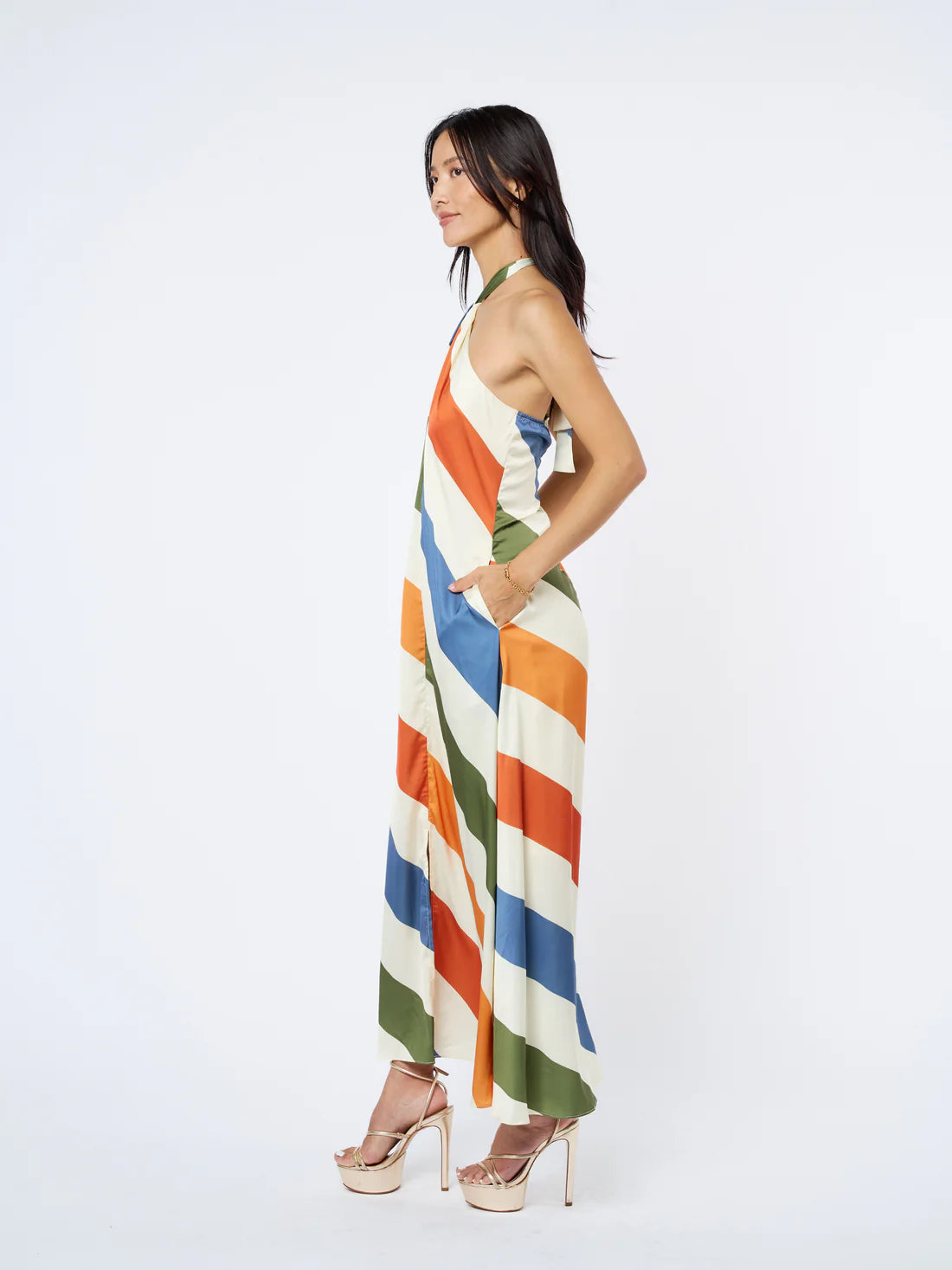 Stripe Maxi Dress