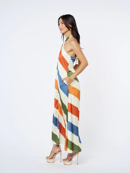 Stripe Maxi Dress