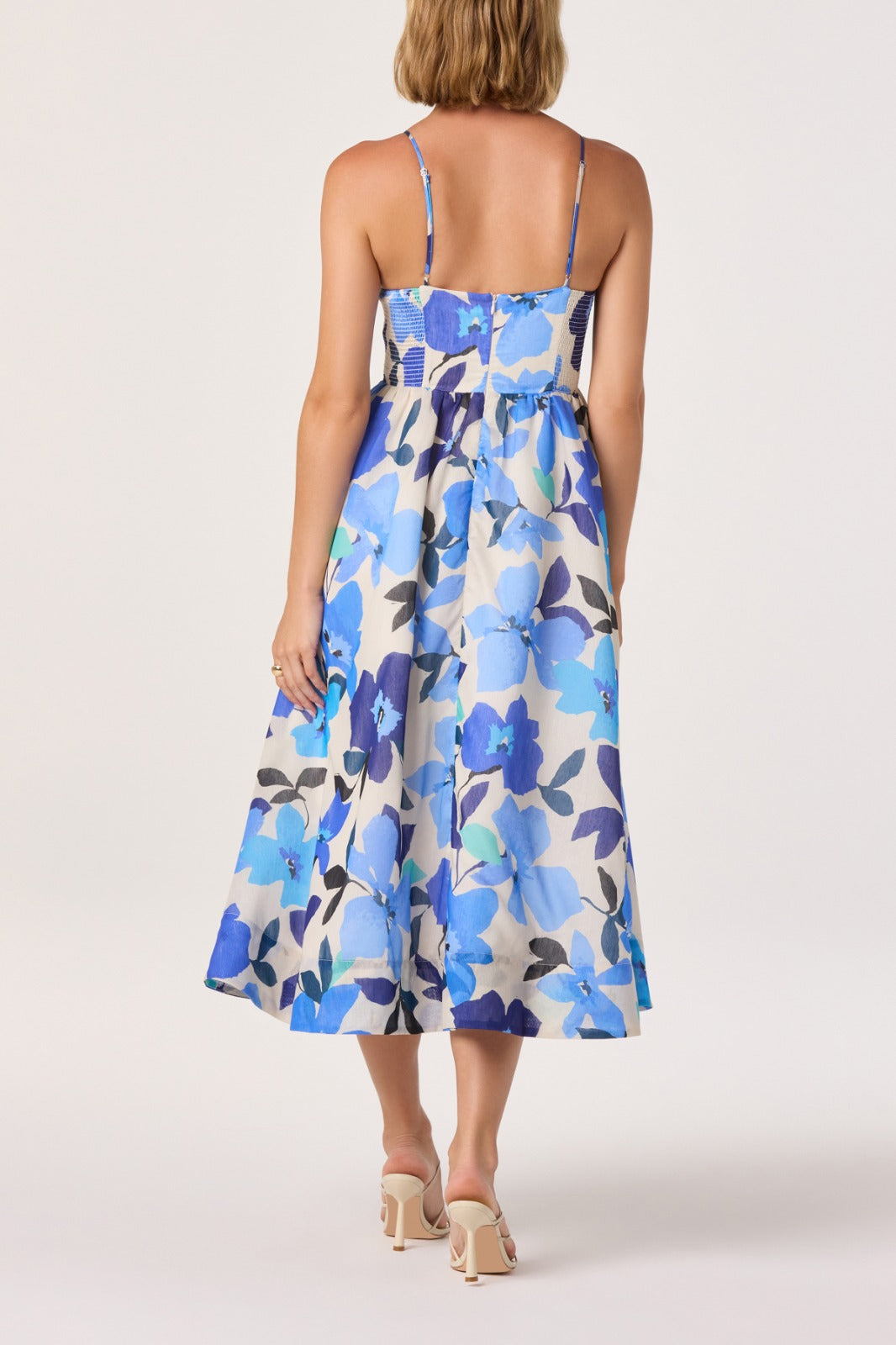 Janna Dress Blue Floral