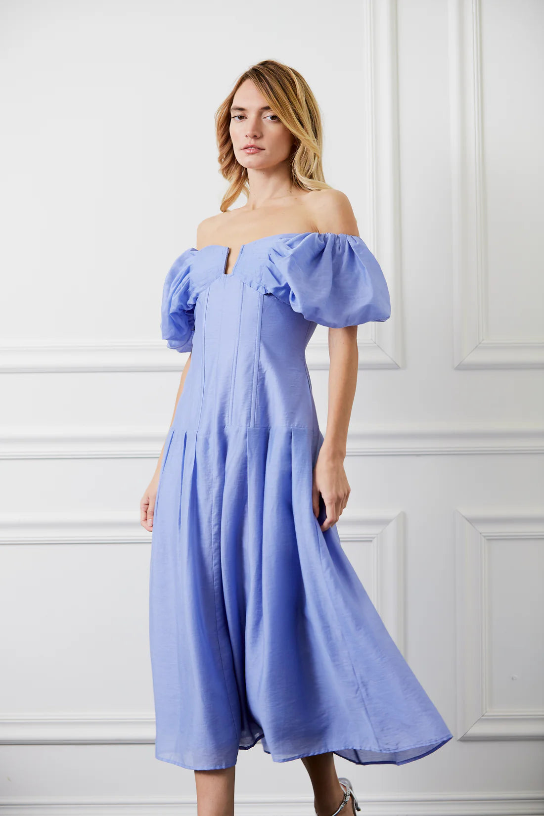 Malibu Midi Dress Blue