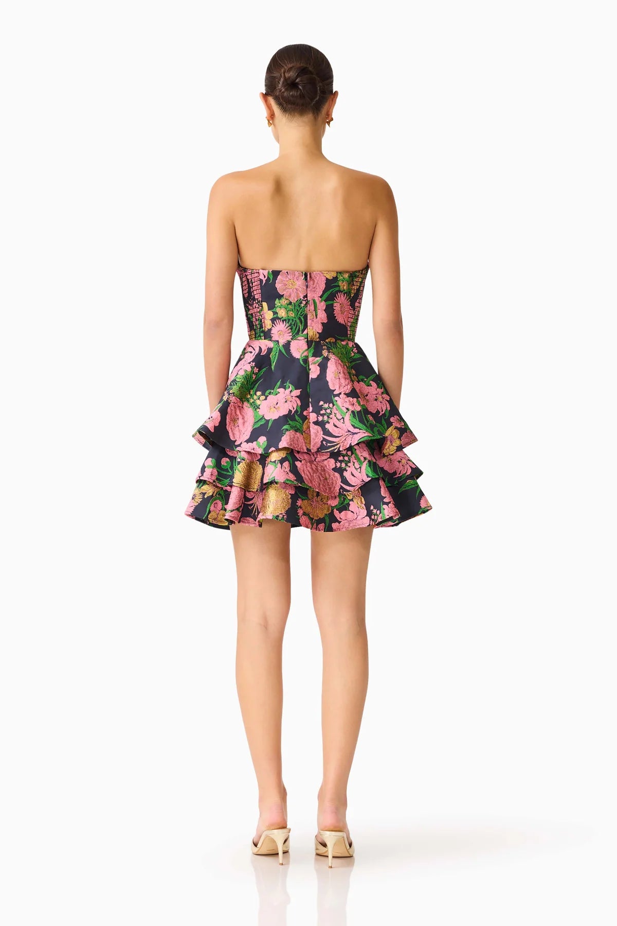 Eclore Mini Dress Pink Multi
