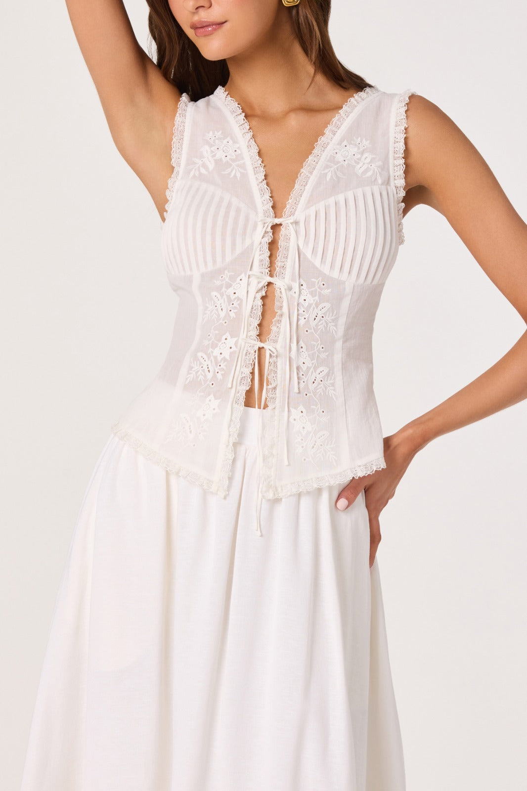 Carine Top White