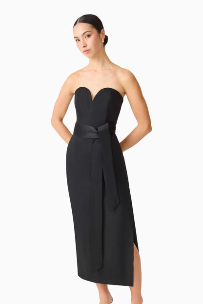 Cara Midi Dress Black