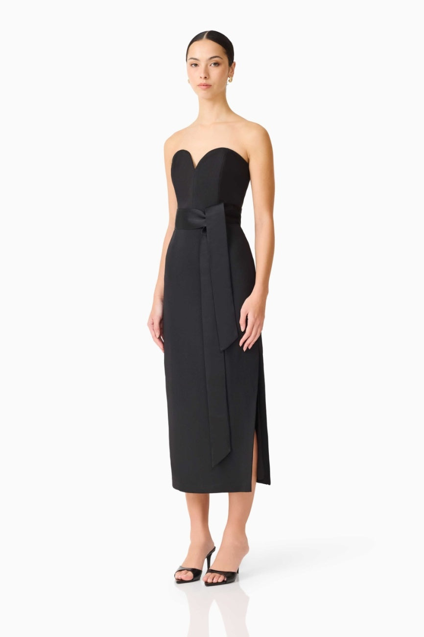 Cara Midi Dress Black