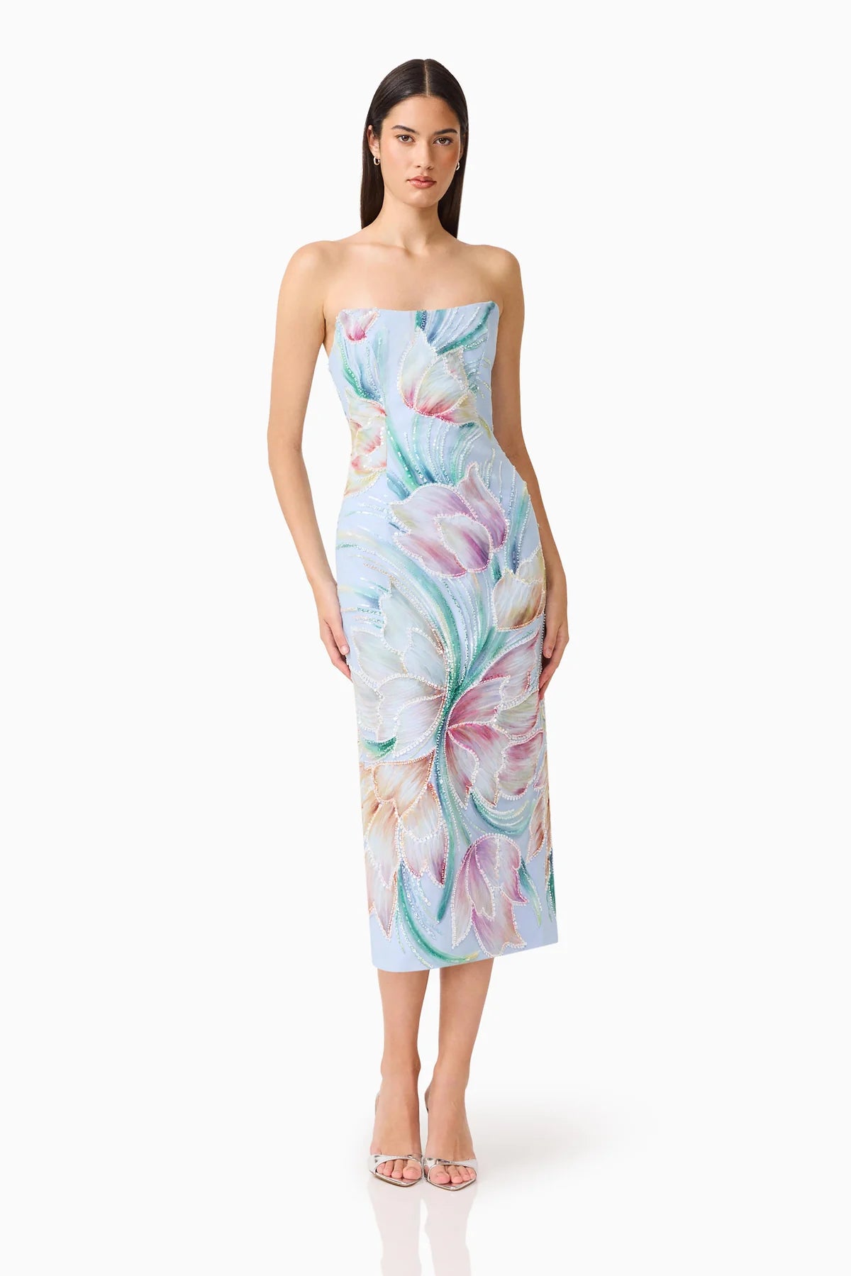 Priselle Midi Dress Floral Multi
