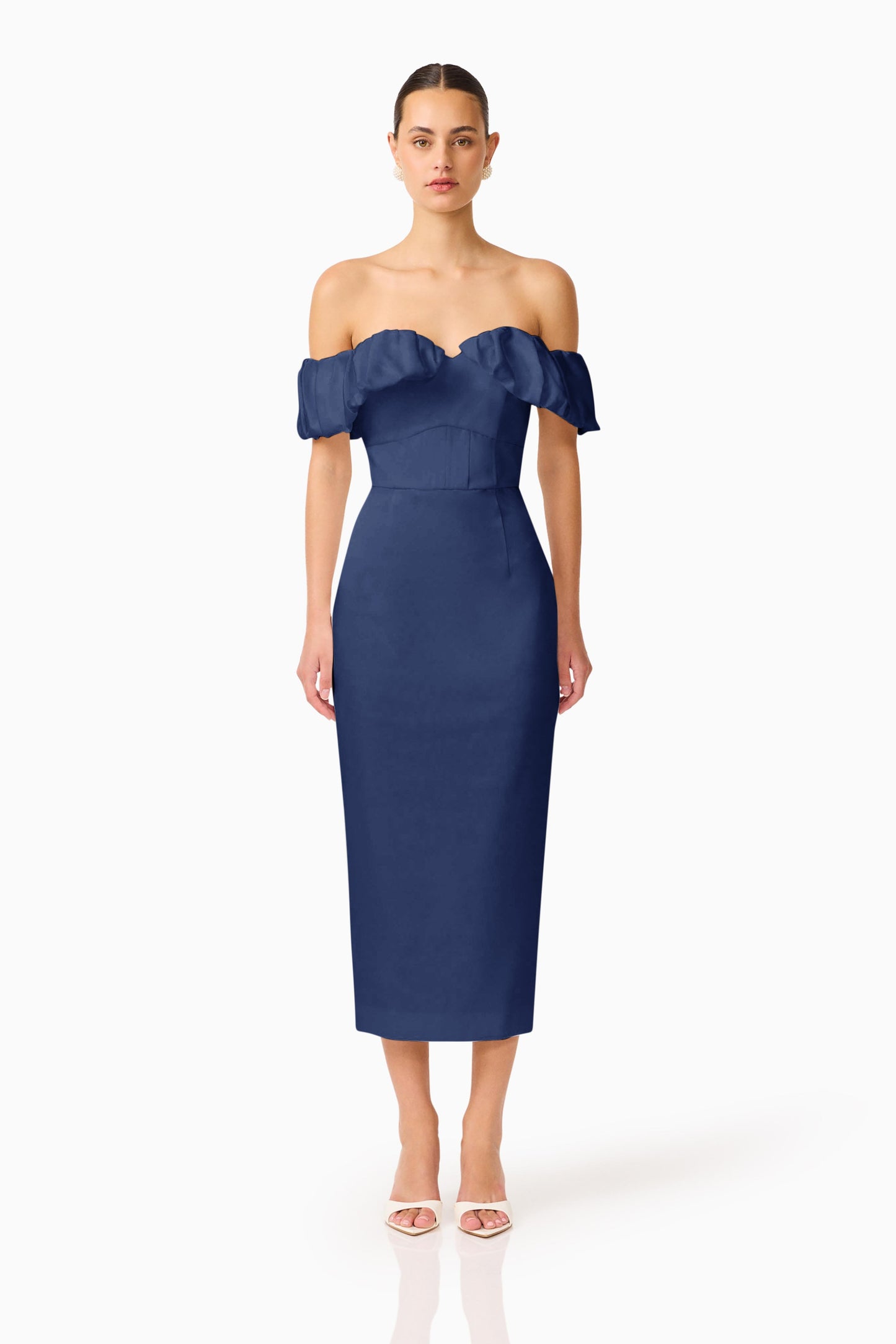 Espera Midi Dress Navy