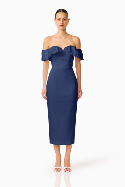 Espera Midi Dress Navy