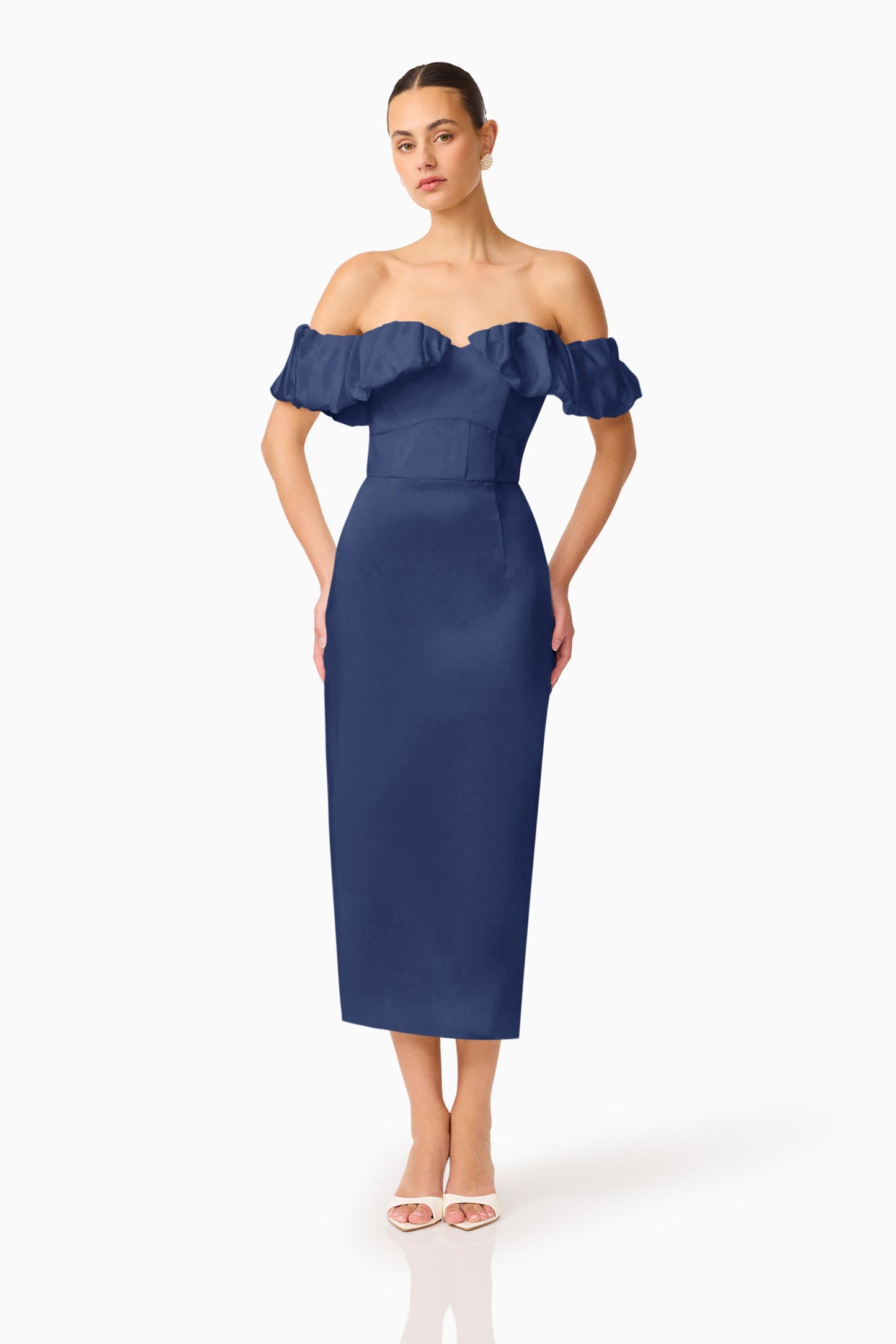 Espera Midi Dress Navy