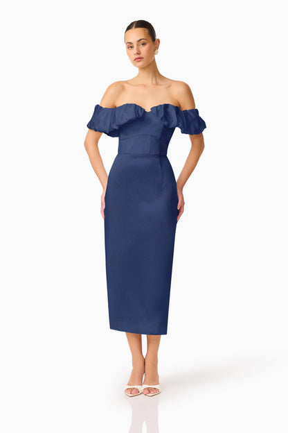 Espera Midi Dress Navy