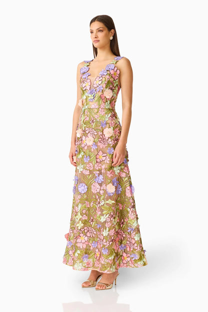 Fiora Maxi Dress Floral