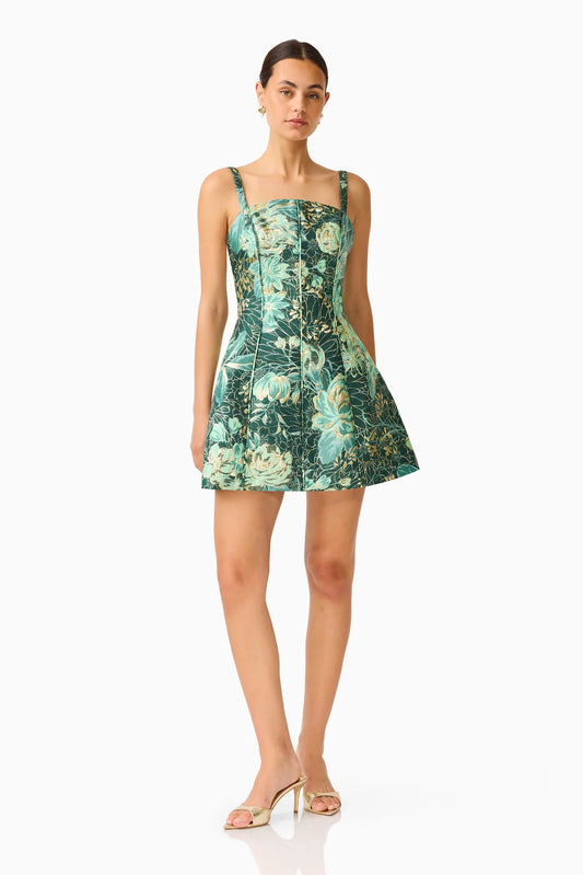 Meliora Mini Dress Green Multi