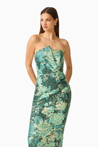 Meliora Midi Dress Green Multi