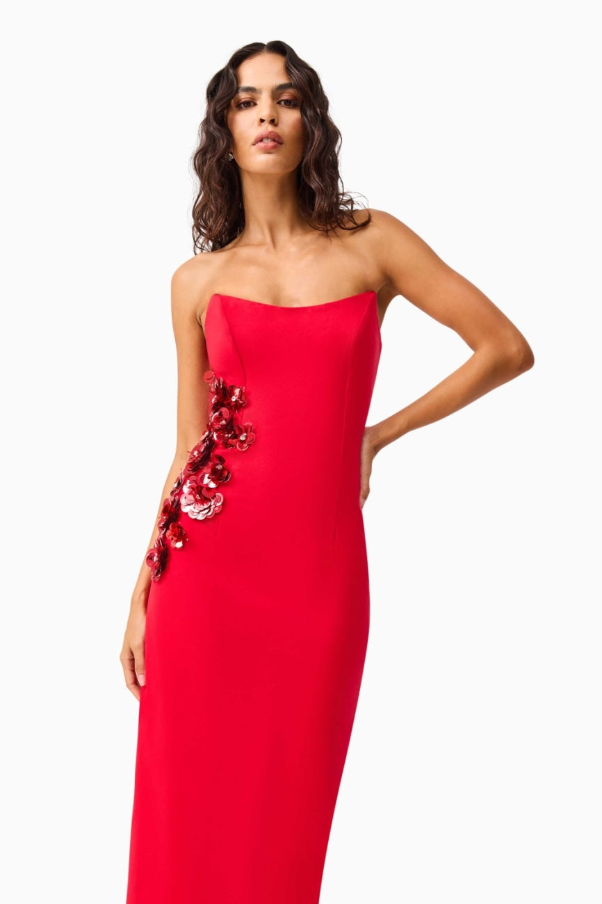 Yasmine Maxi Dress Red