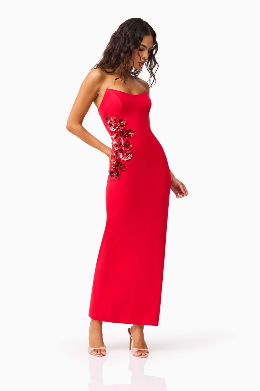Yasmine Maxi Dress Red