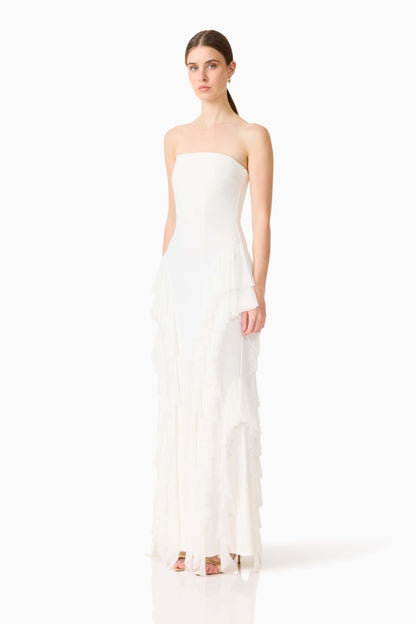 Amelina Dress White