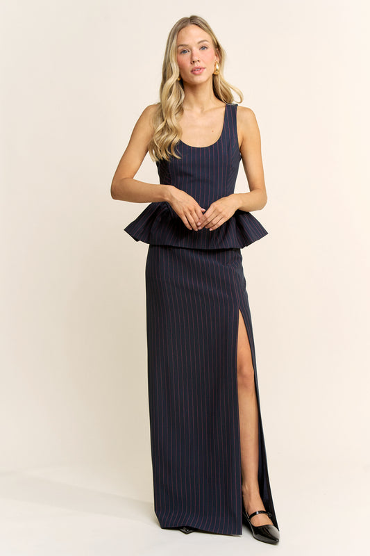 Francesca Two Piece Set Navy