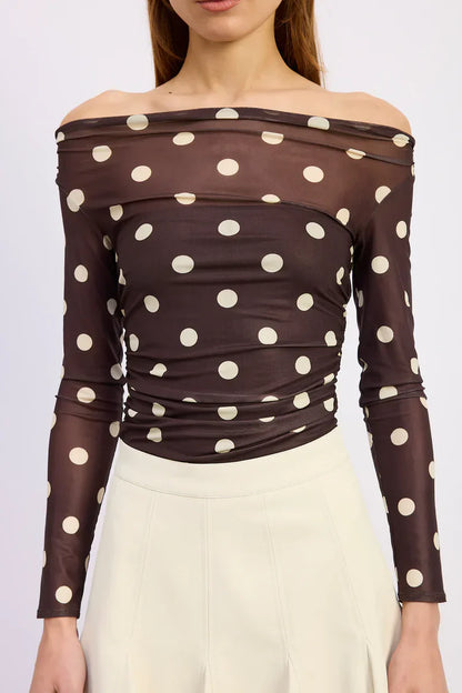 Lianney Bodysuit Brown Ivory