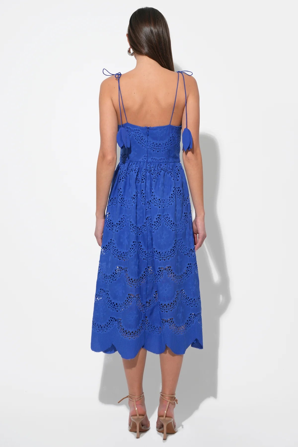 Alisha Midi Dress Royal Blue