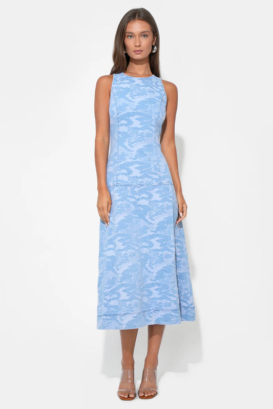 Vivienne Midi Dress Denim