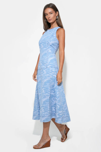 Vivienne Midi Dress Denim