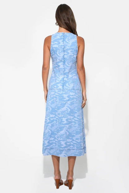 Vivienne Midi Dress Denim