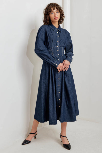 Kerstin Midi Dress Denim