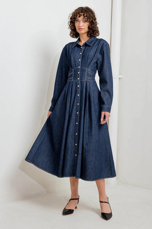 Kerstin Midi Dress Denim