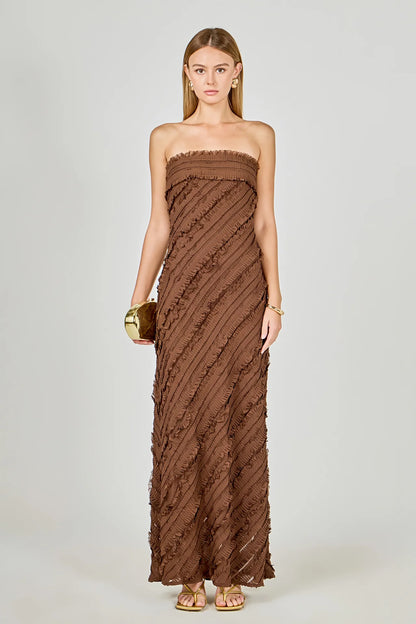 Fernanda Maxi Dress Brown