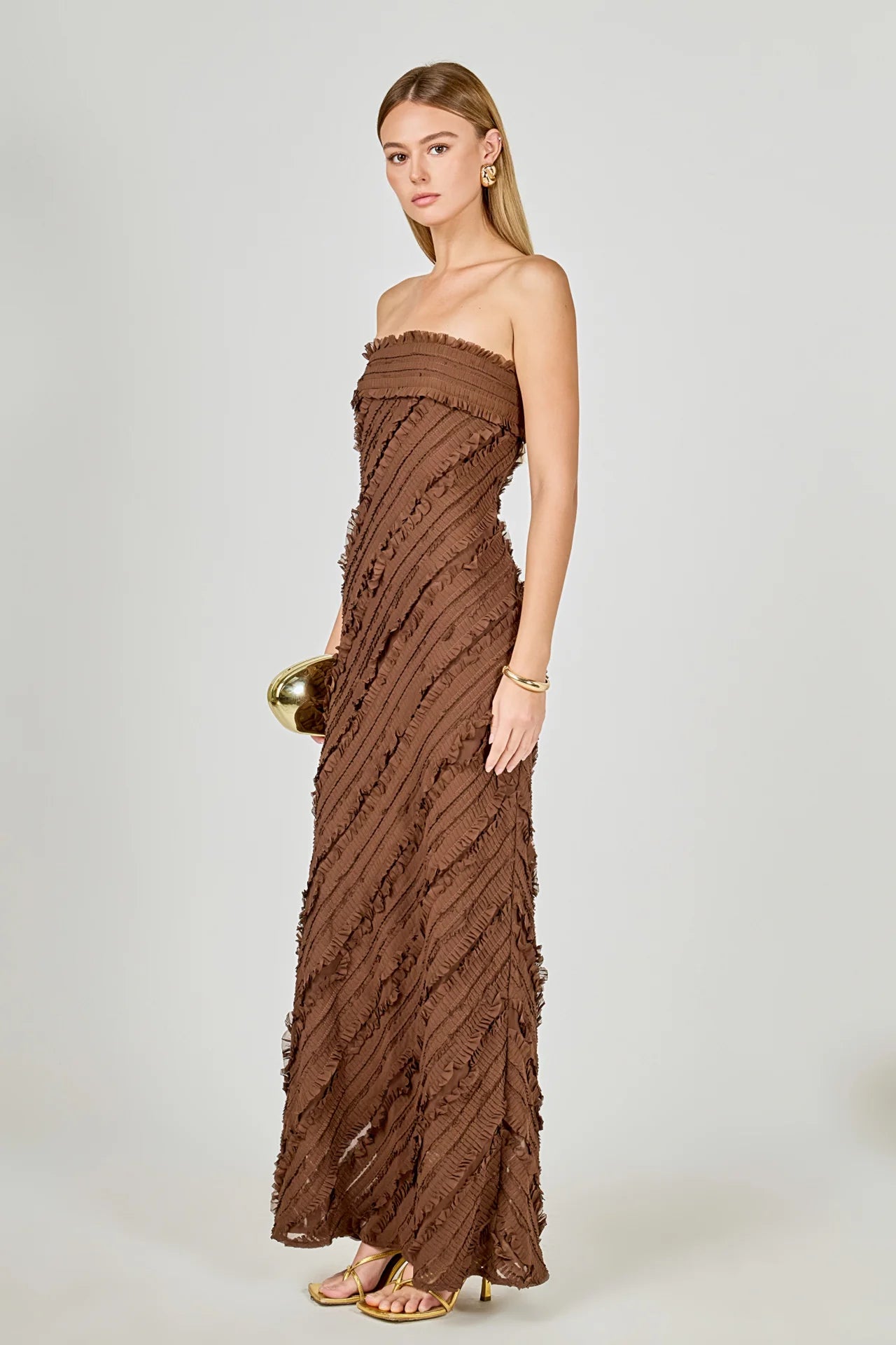 Fernanda Maxi Dress Brown