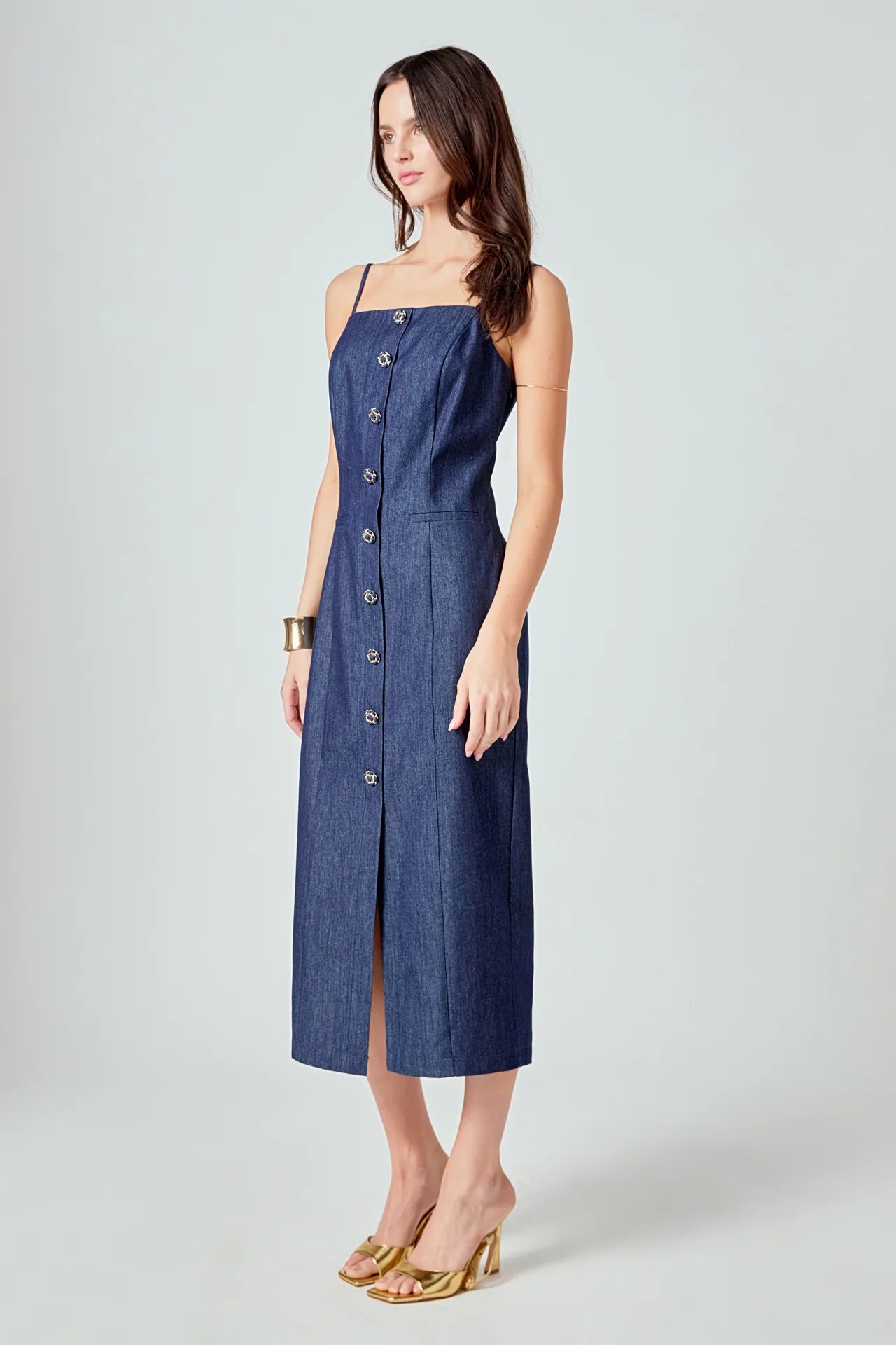 Marais Midi Dress Denim