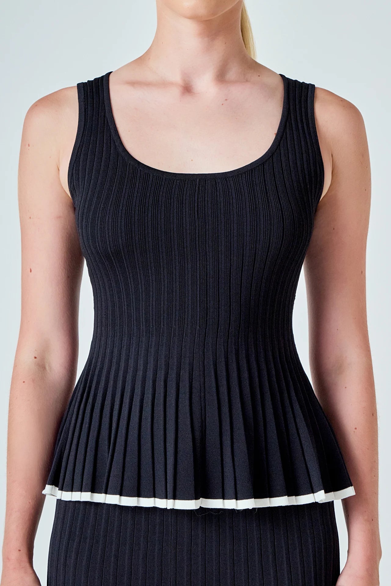 Penny Two Piece Set Black and White