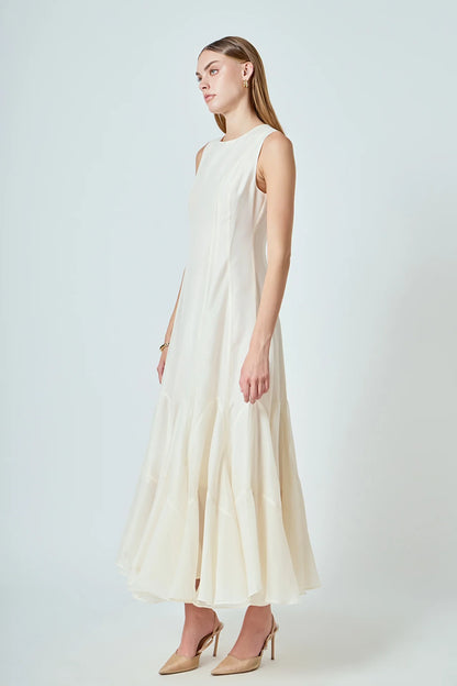 Nancy Maxi Dress Beige