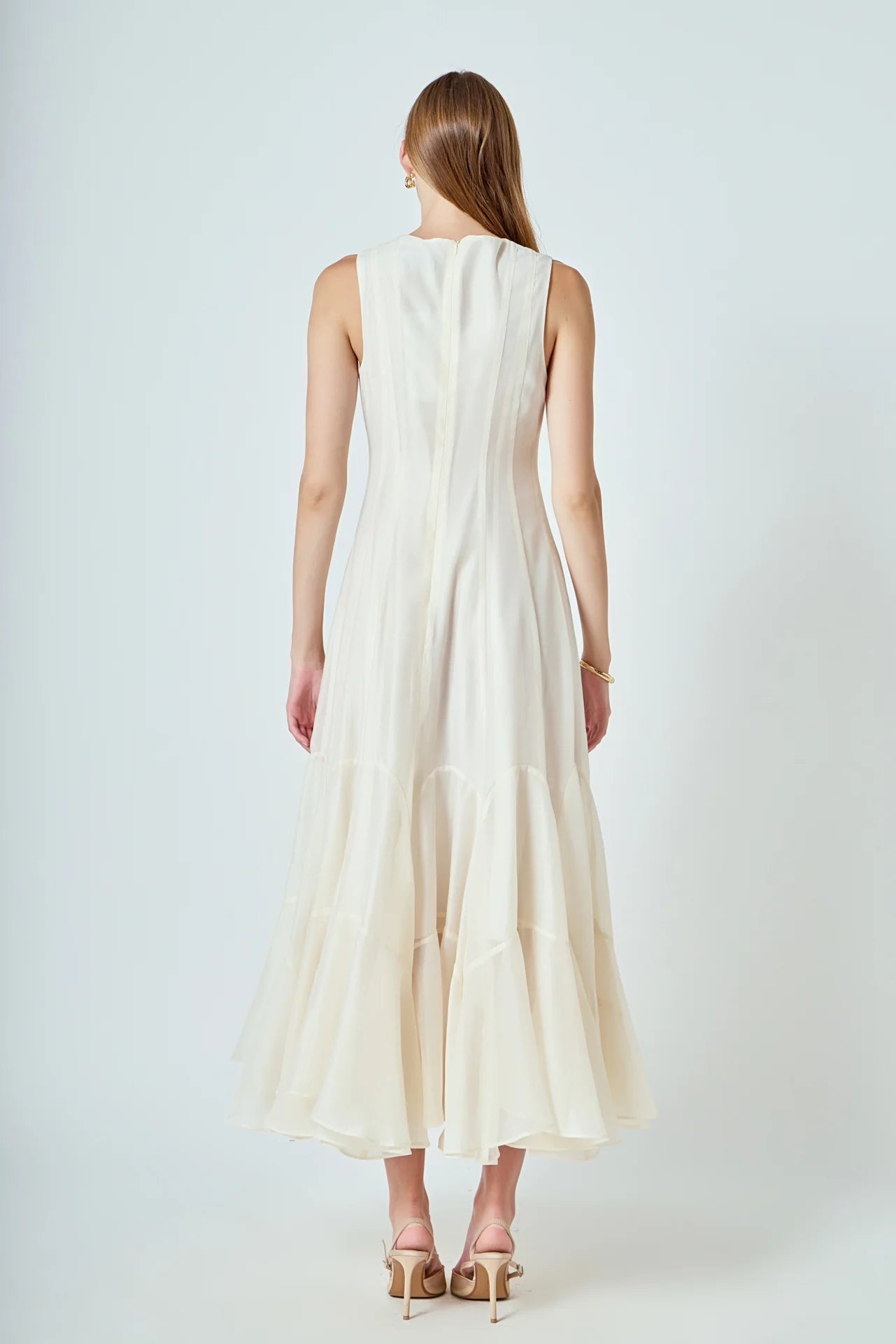 Nancy Maxi Dress Beige