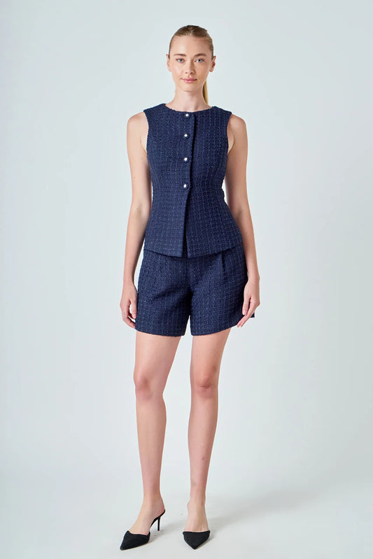 Elloise Two Piece Set Navy