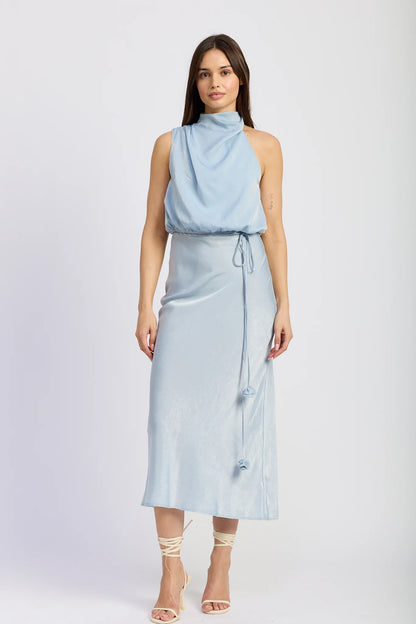 Azalea Midi Dress Light Blue