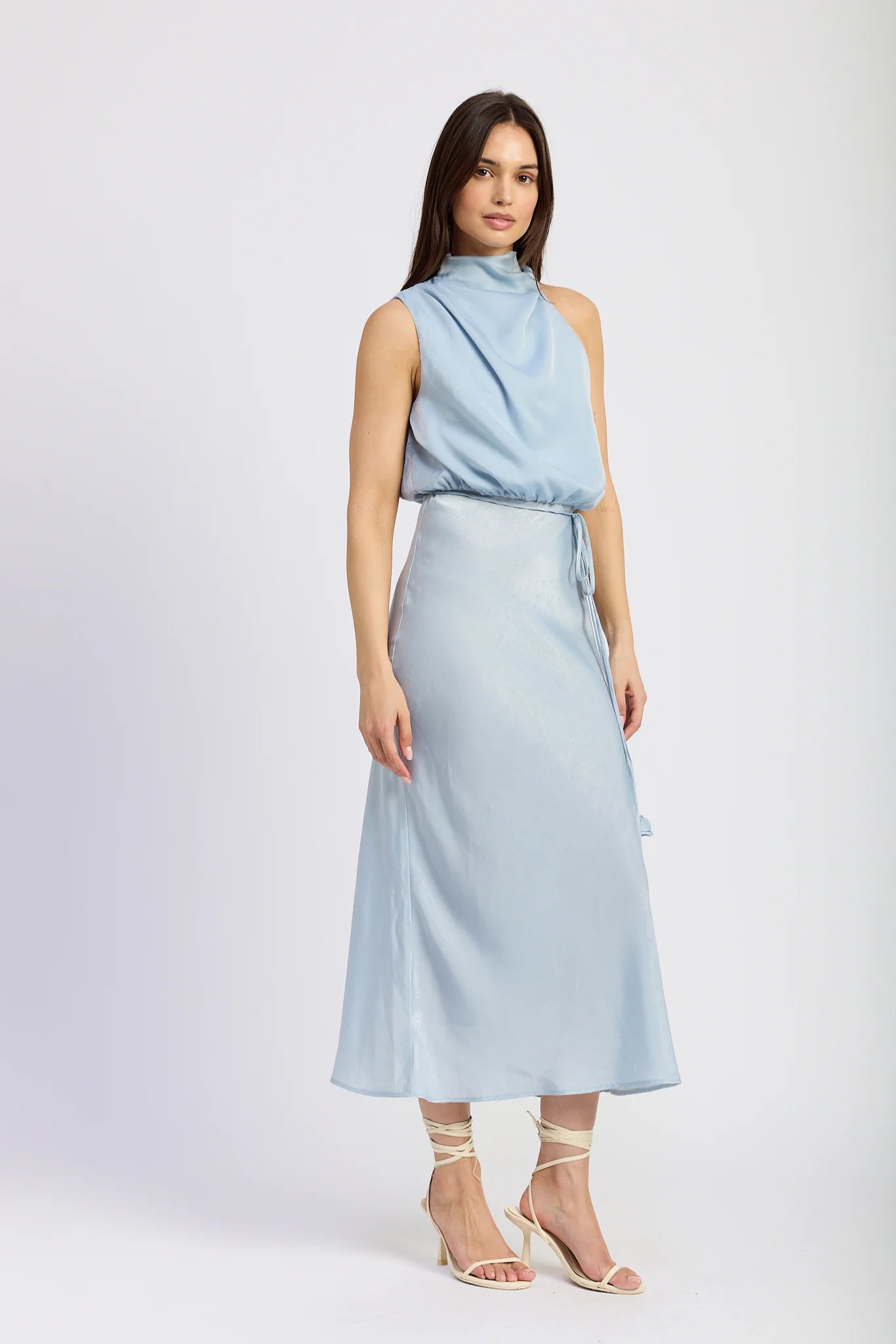 Azalea Midi Dress Light Blue