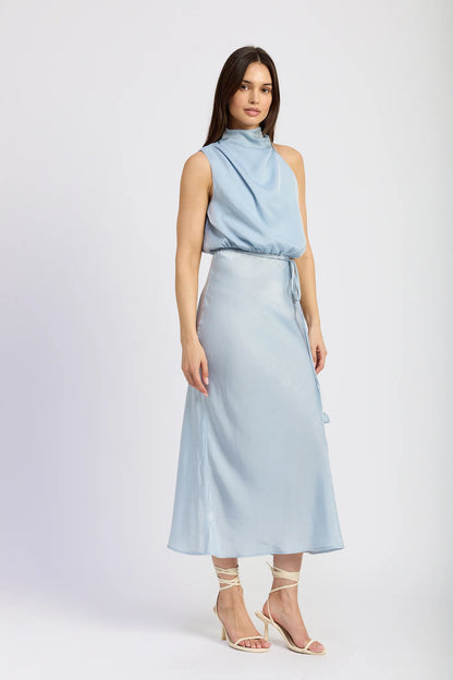 Azalea Midi Dress Light Blue