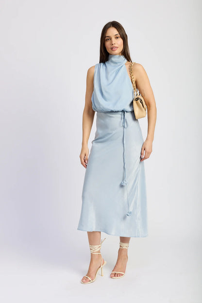 Azalea Midi Dress Light Blue