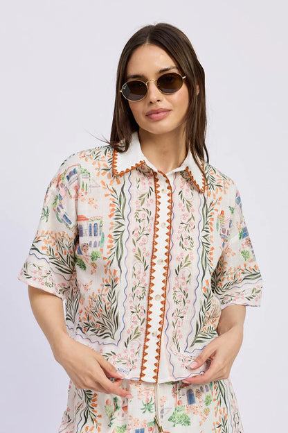 Kenna Two Piece Set Ivory Terracotta
