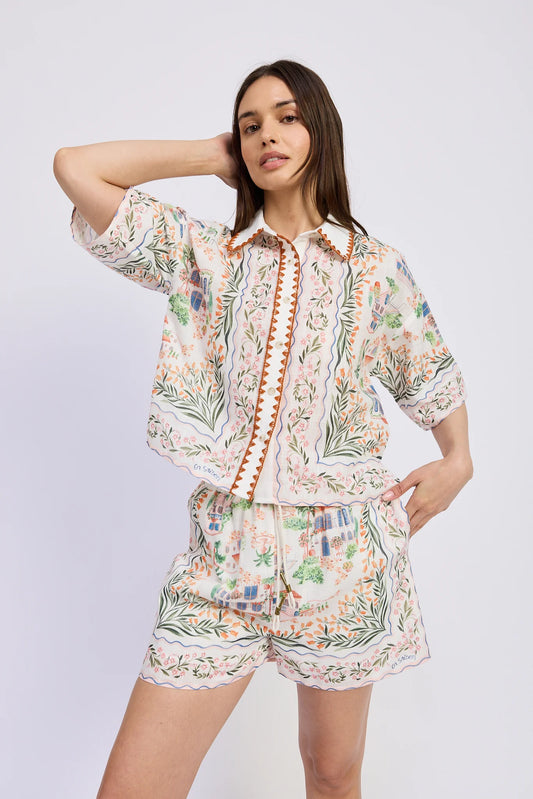 Kenna Two Piece Set Ivory Terracotta