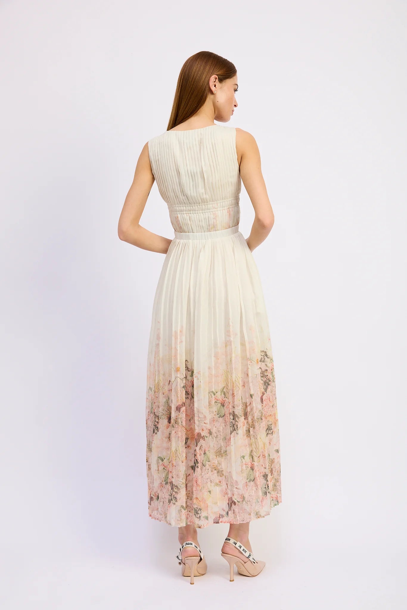 Emelly Maxi Dress Ivory Blush