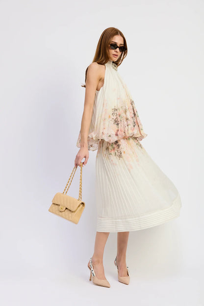 Hallie Skirt Ivory Blush