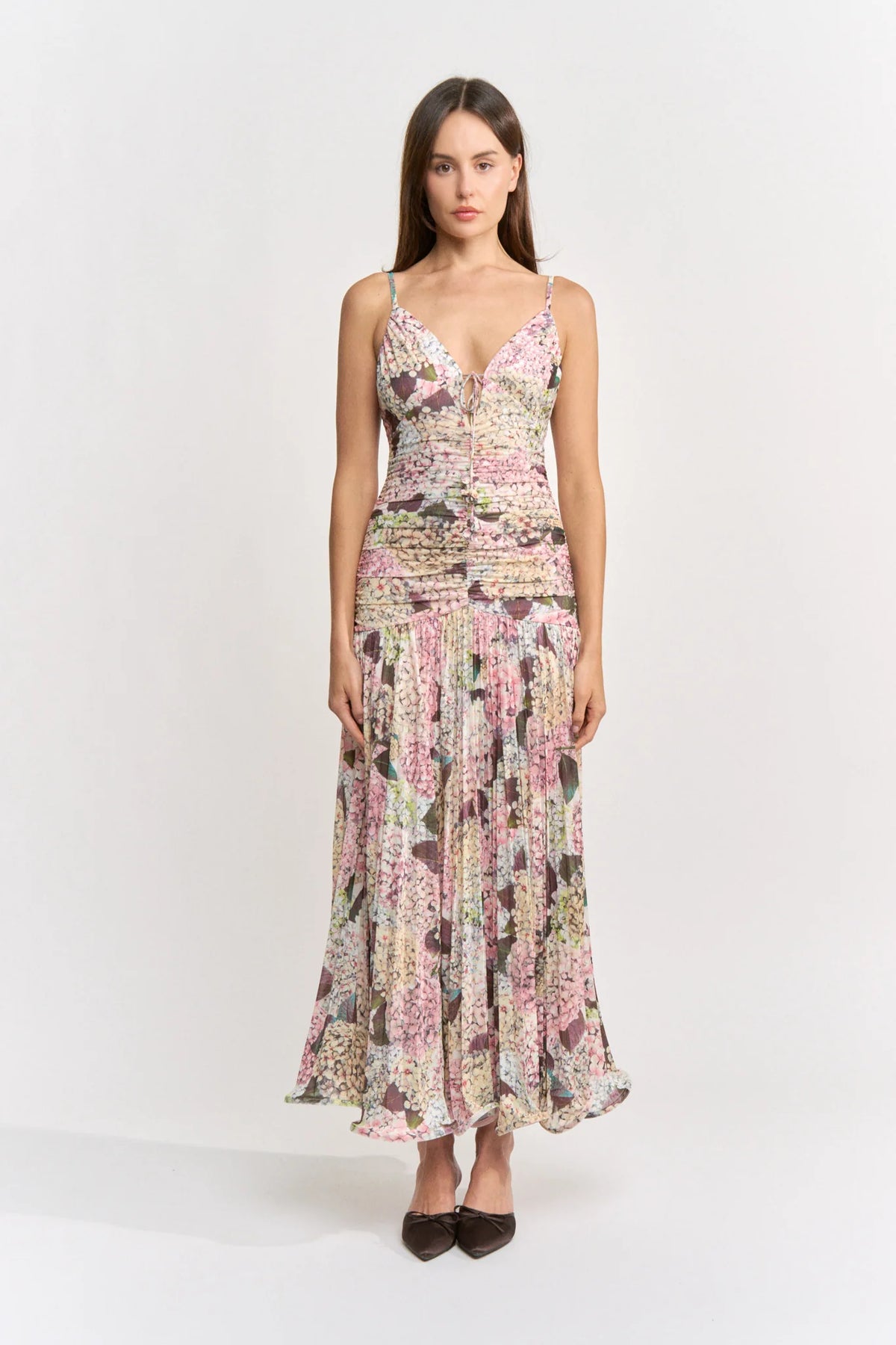 Roza Maxi Dress Blush Multi