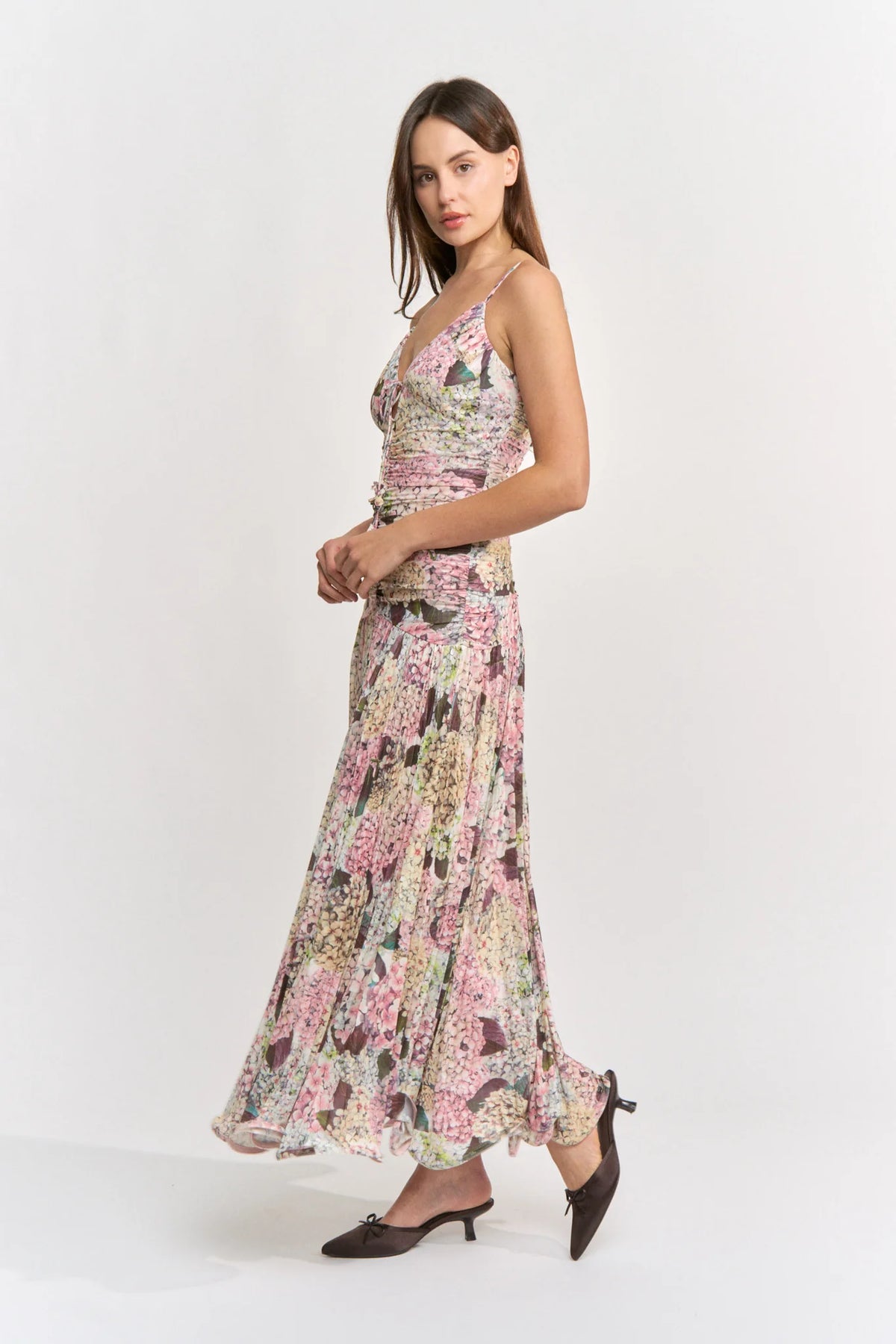 Roza Maxi Dress Blush Multi