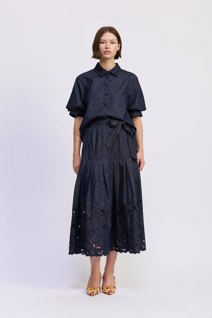 Esther Two Piece Set Indigo